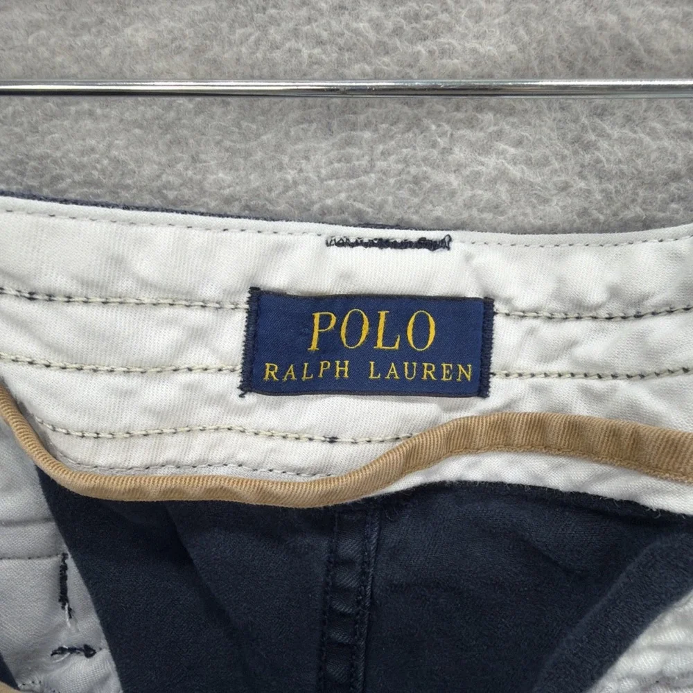 Polo Ralph Lauren Cargo Shorts Men 42 Navy Paratrooper Gellar Fatigue Preppy Y2K